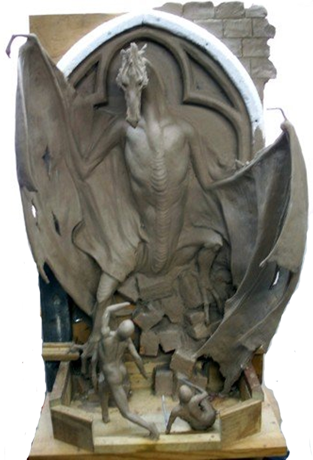 image of dragon sculpture